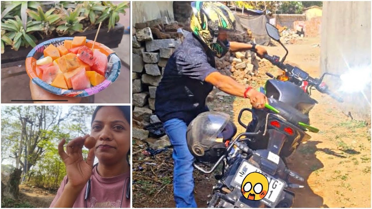 Bhai ki bike gir gayi 😱!!! 
