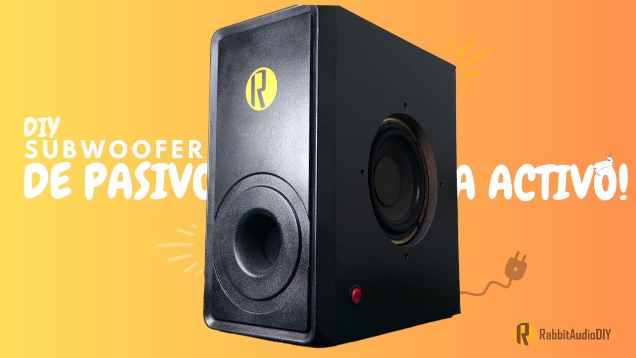 Como convertir un SUBWOOFER Pasivo en un Potente 𝕊𝕌𝔹𝕎𝕆𝕆𝔽𝔼ℝ Activo para teatro en casa #hometheater