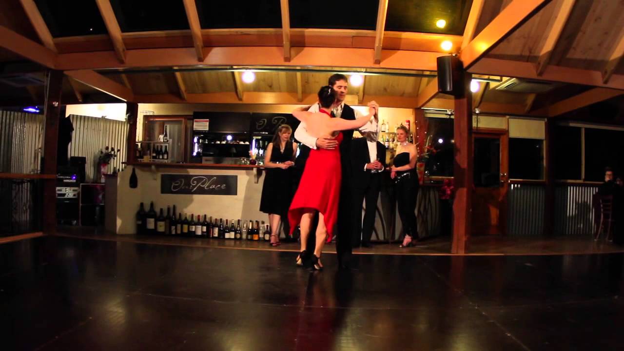 Andrew and Adrienne Gill dance La Vals A Margaux