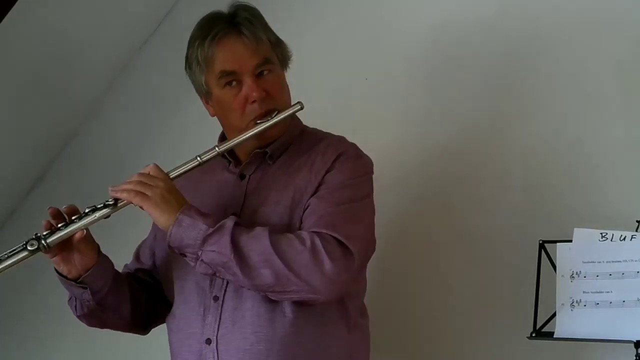 Dwarsfluitles voor beginners, les 6 (Christiaan de Jong)