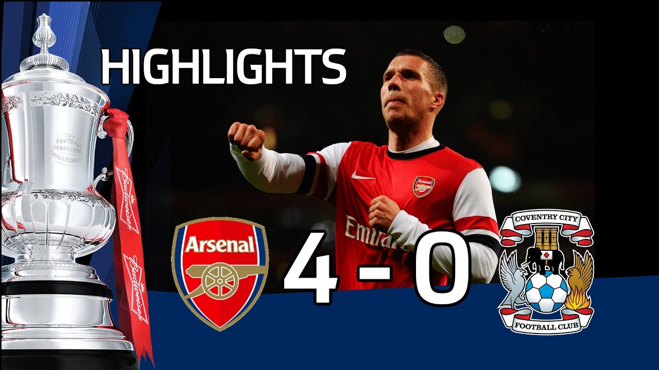 Arsenal vs Coventry City 4-0, FA Cup Fourth Round Proper 2013-14 highlights