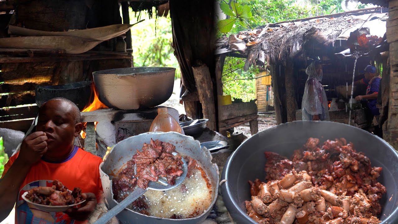 Longaniza con carne salada bajo la lluvia | El Rey Del Salciao