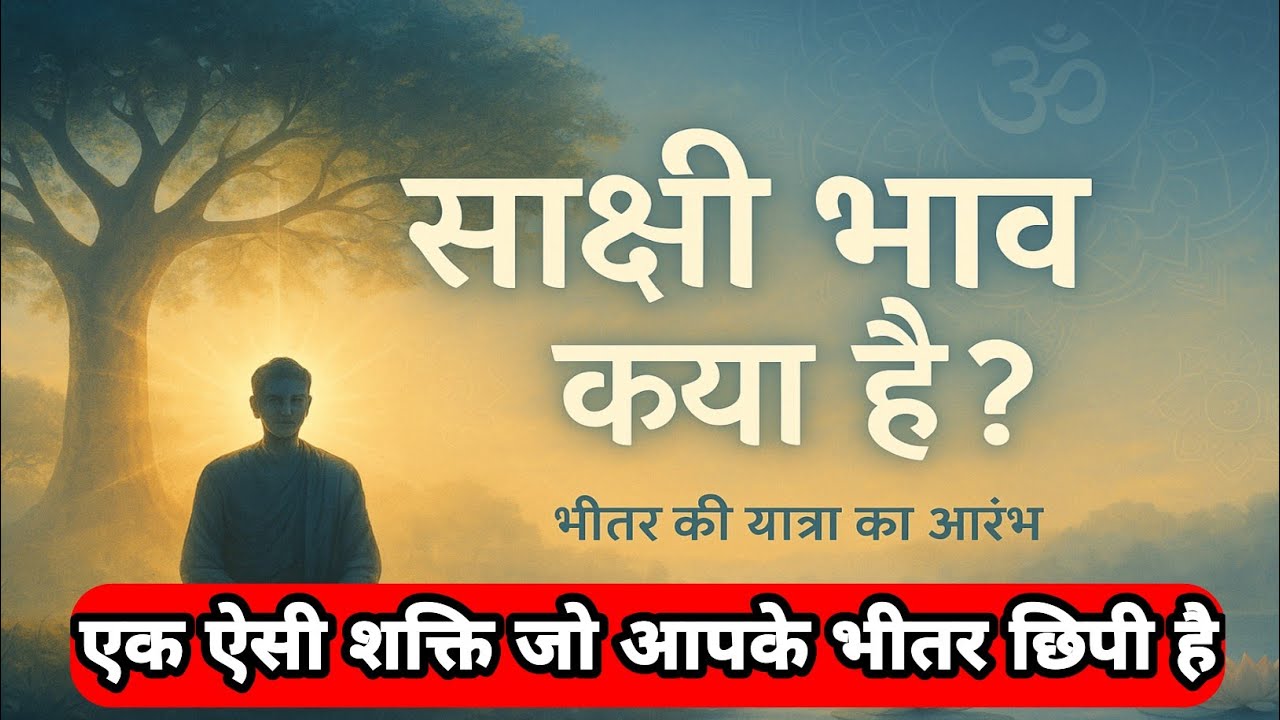 साक्षी भाव क्या है? | ध्यान में साक्षी रहने की रहस्यपूर्ण कला | Sakshi Bhav Explained in Hindi