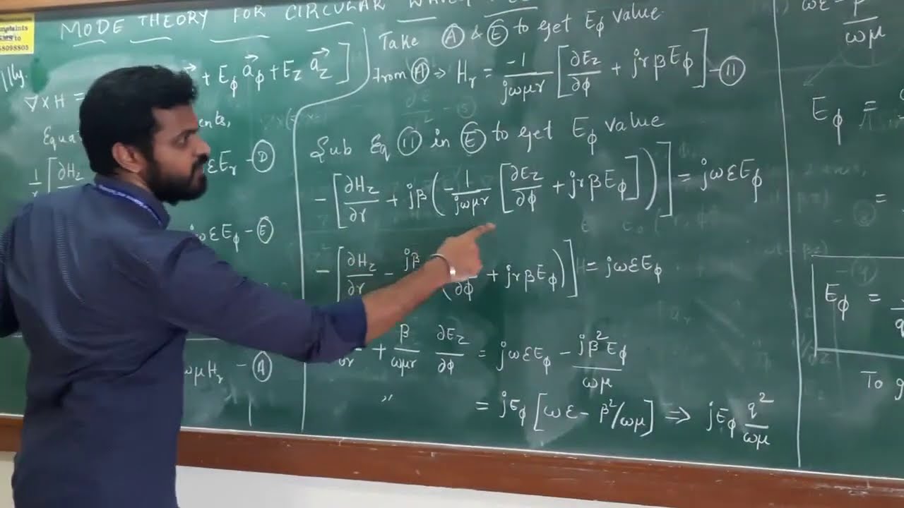 WAVE EQN FOR CIRCULAR WAVE GUIDES PART 2