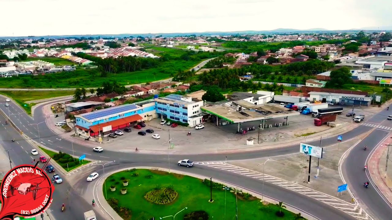 Arapiraca Alagoas Brasil visto de cima em 2.7 k Dji mavic mini 😍🏝🛫📸🎥🌅🏝🛫🌊🌅