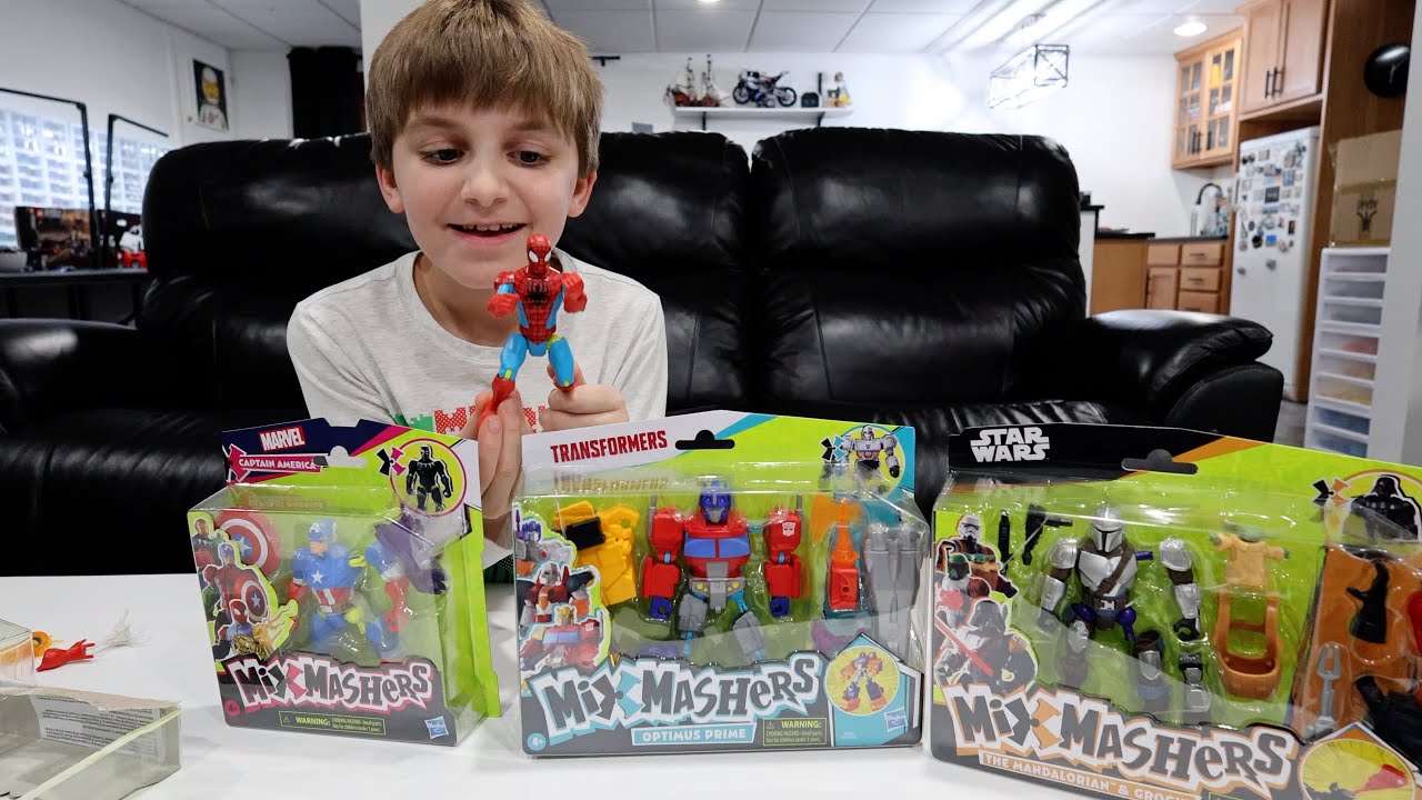Hasbro MixMashers Unboxing & Review