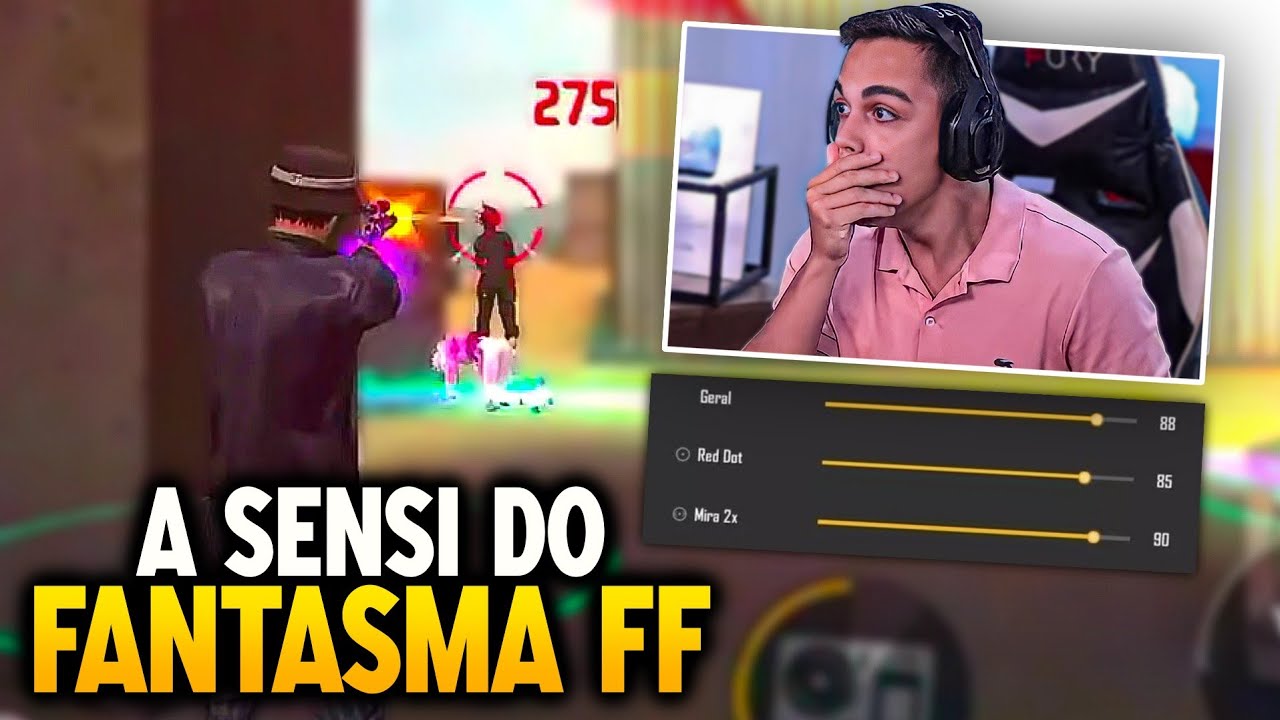 FREITAS TESTOU A SENSI DO FANTASMA FF e IMPRESSIONOU A TODOS!!!