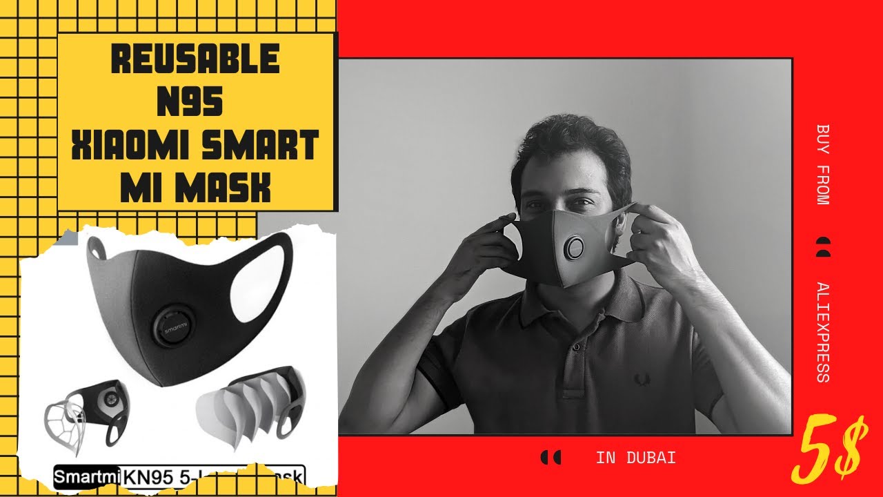 Close Up Review Xiaomi Smart Mi N95 Mask -Fine Guard alternative? Everyone loves it from AliExpress