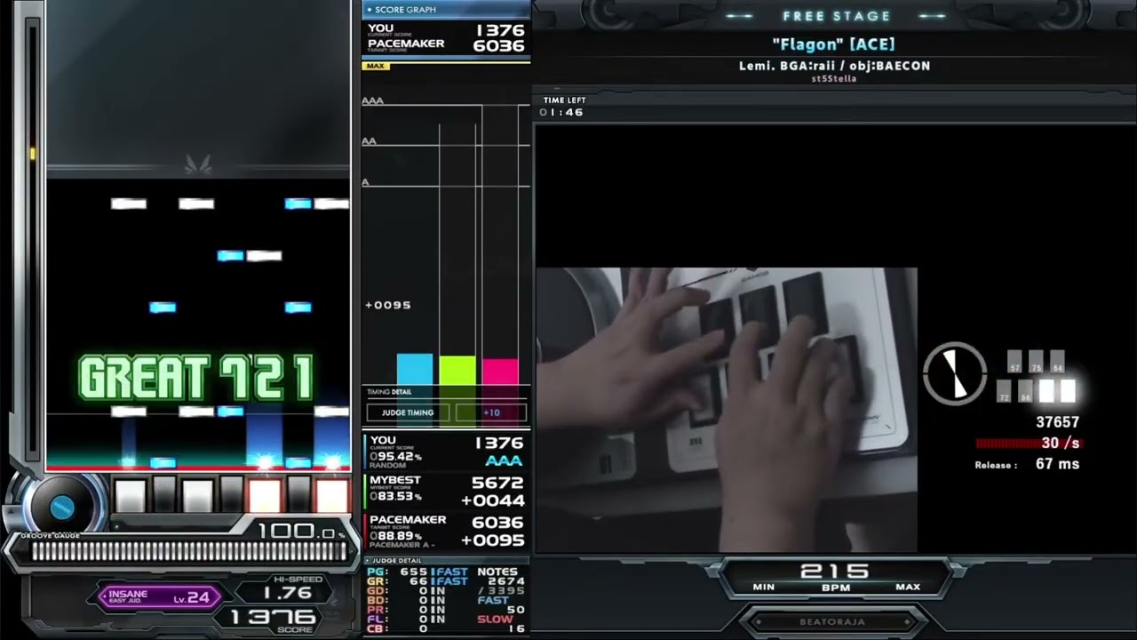 st5 ”Flagon” [ACE] HARD CLEAR｜発狂BMS