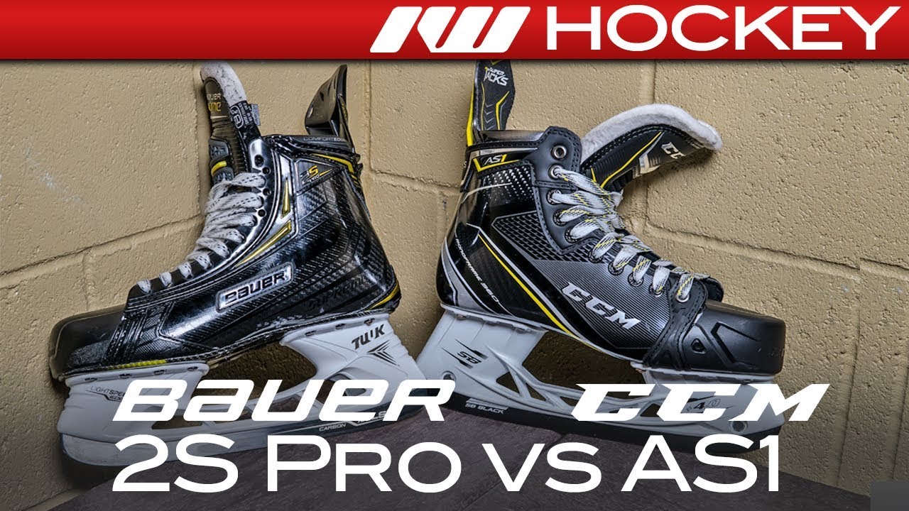 Bauer Supreme 2S Pro vs. CCM Super Tacks AS1 Skates // Tech & Spec Comparison