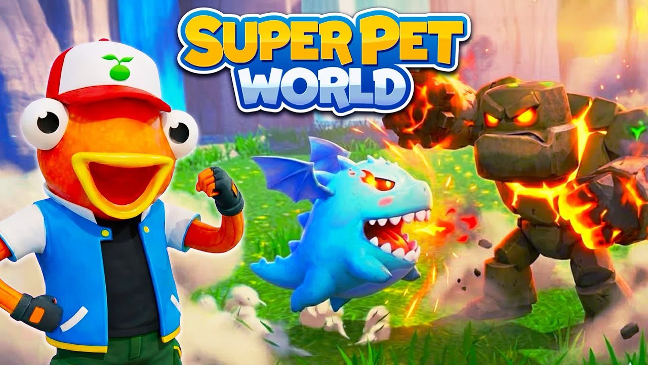 Покемоны в Fortnite!? Пробую Super Pet World!