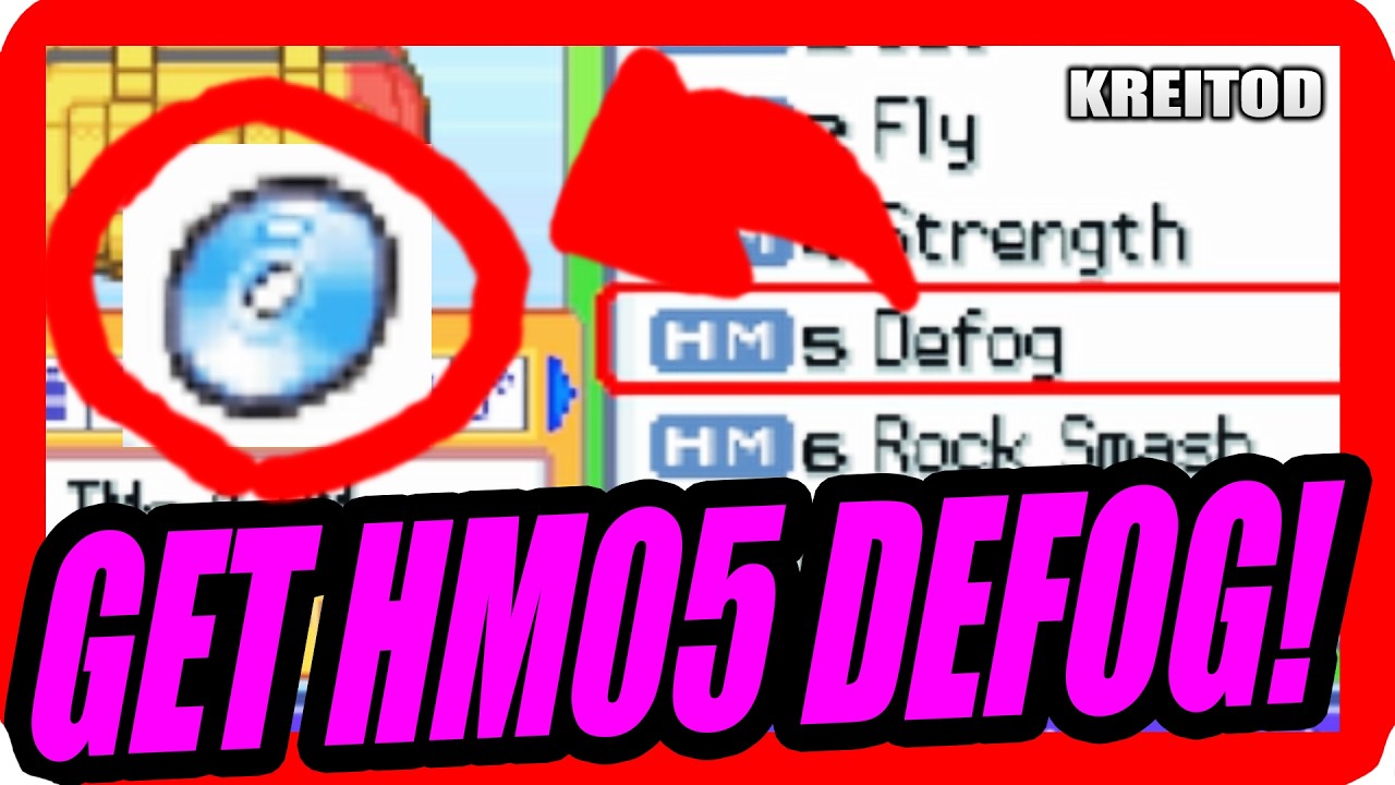 🌫️🦅 HOW to GET the HM05 DEFOG in POK&Eacute;MON DIAMOND, PEARL & PLATINUM! 💎🌫️