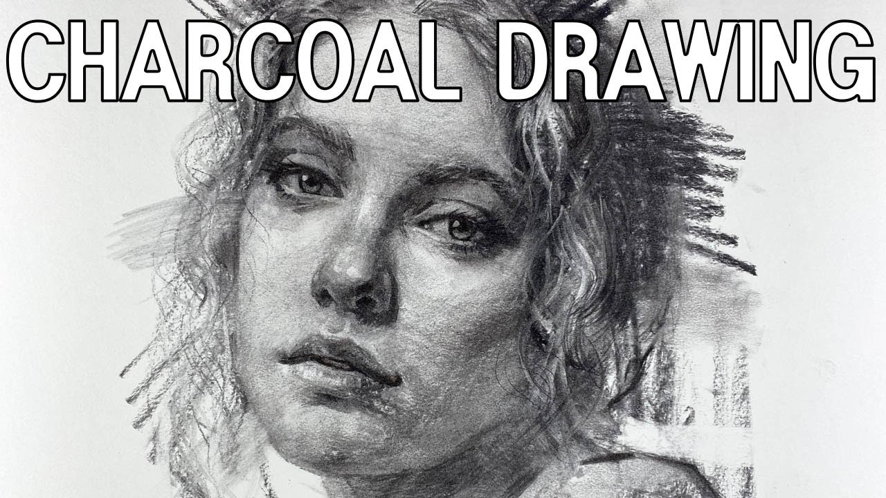 Portrait with Charcoal, #112