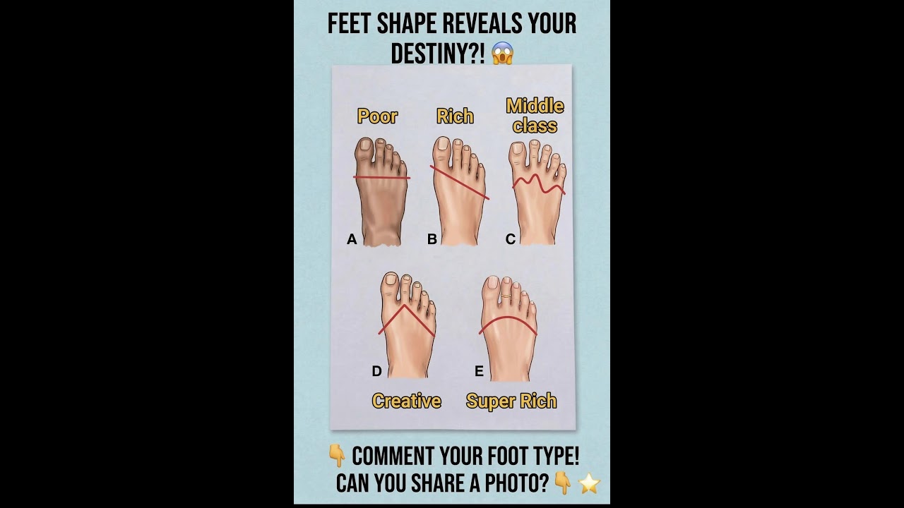 Are You Poor, Rich or Genius? Check Your Toes!