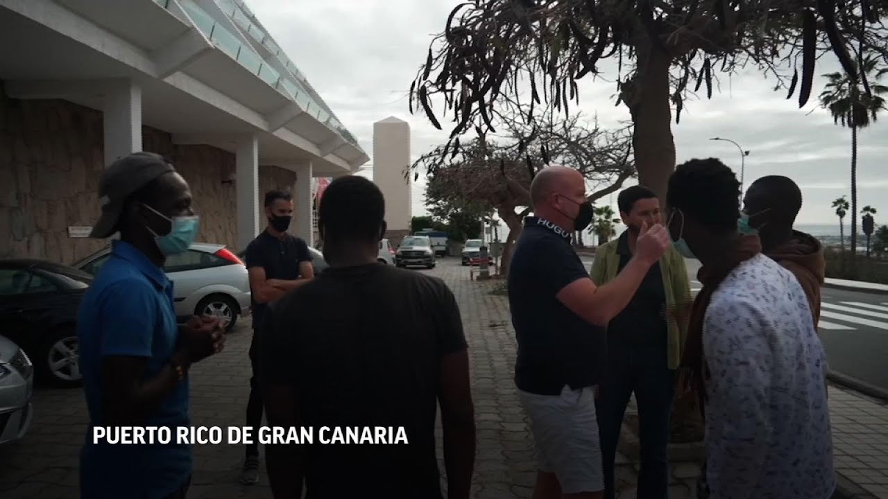 Hotel canario ofrece cobijo a migrantes necesitados