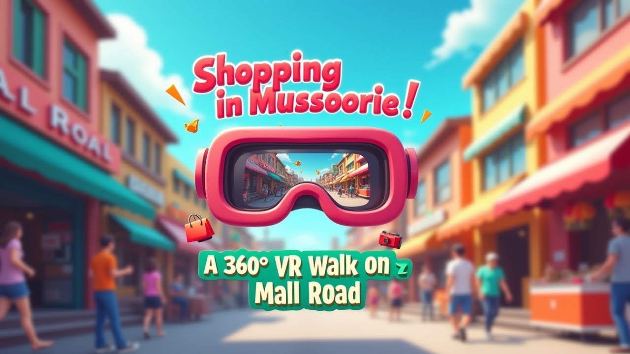 Let's Go Shopping in Mussoorie! | A 360&deg; VR Walk on the Famous Mall Road | Zogyy