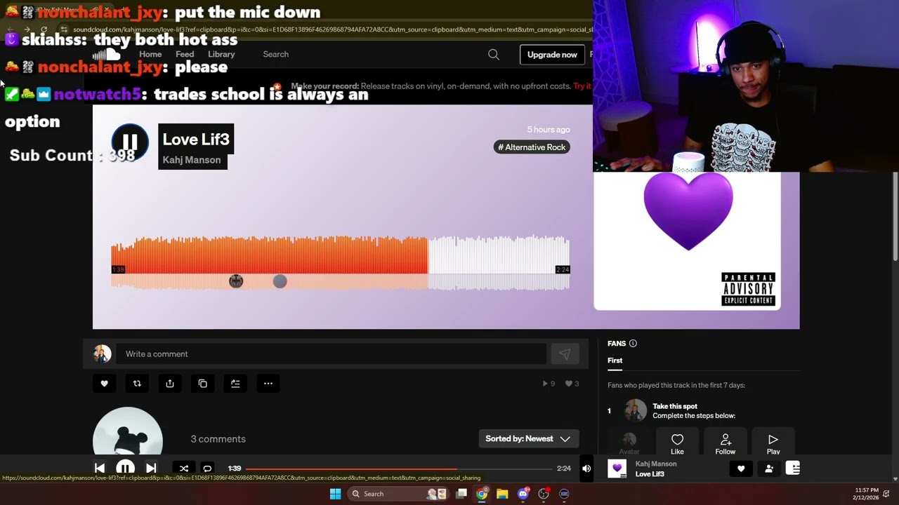 Dutie Reacts to Kahj Manson - Love Lif3