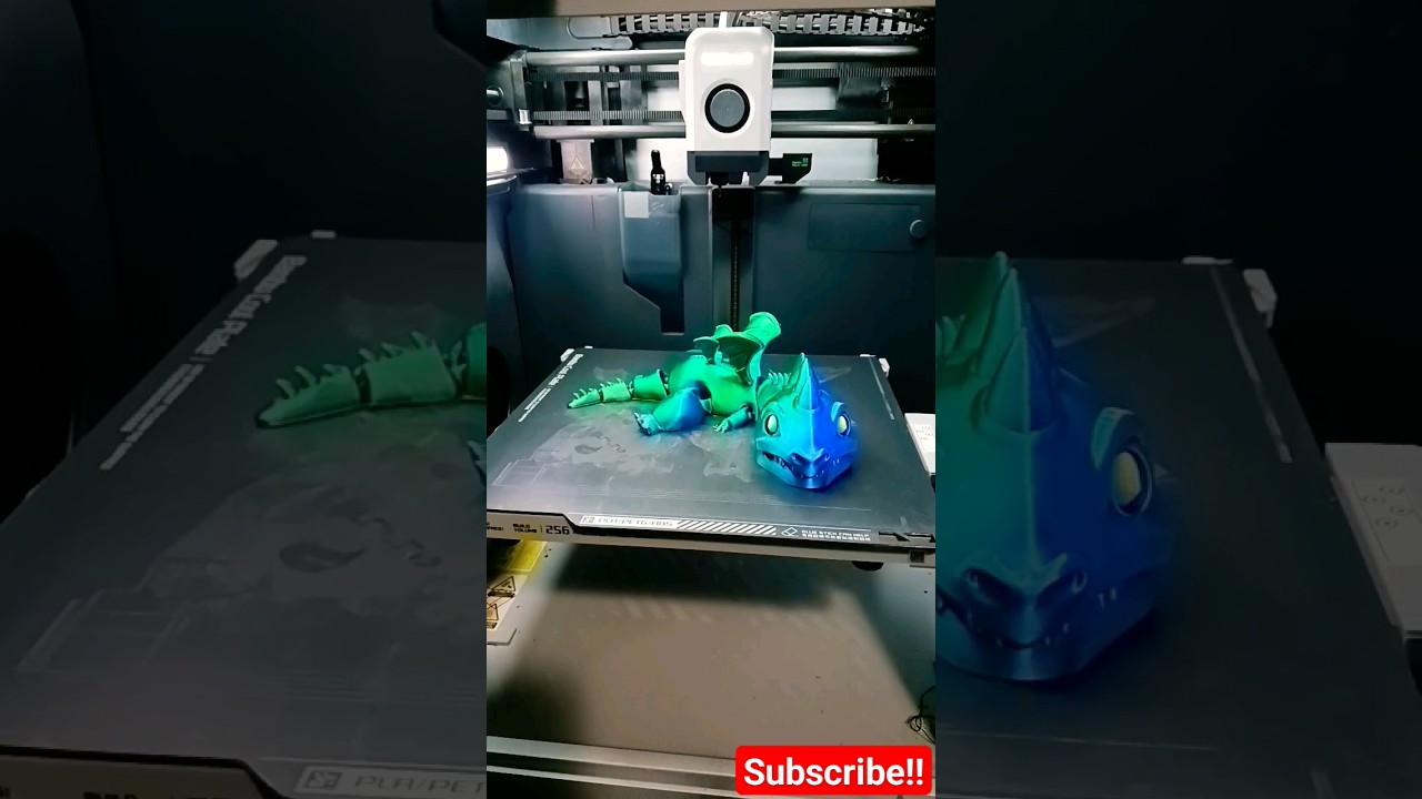 Baby Nadder!!! #3d #3dprinting #3dtimelapse #bambulab #shorts #dragon