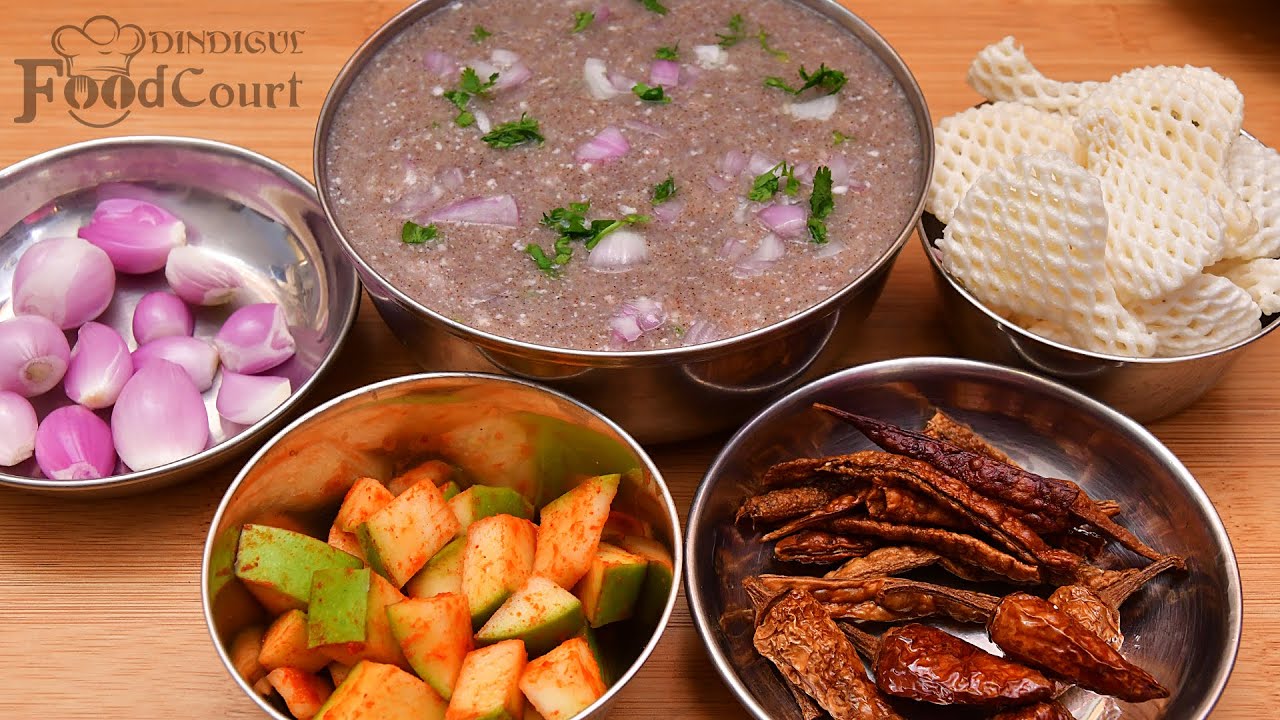 Ragi Koozh/ Finger Millet Porridge/ Healthy Summer Recipes