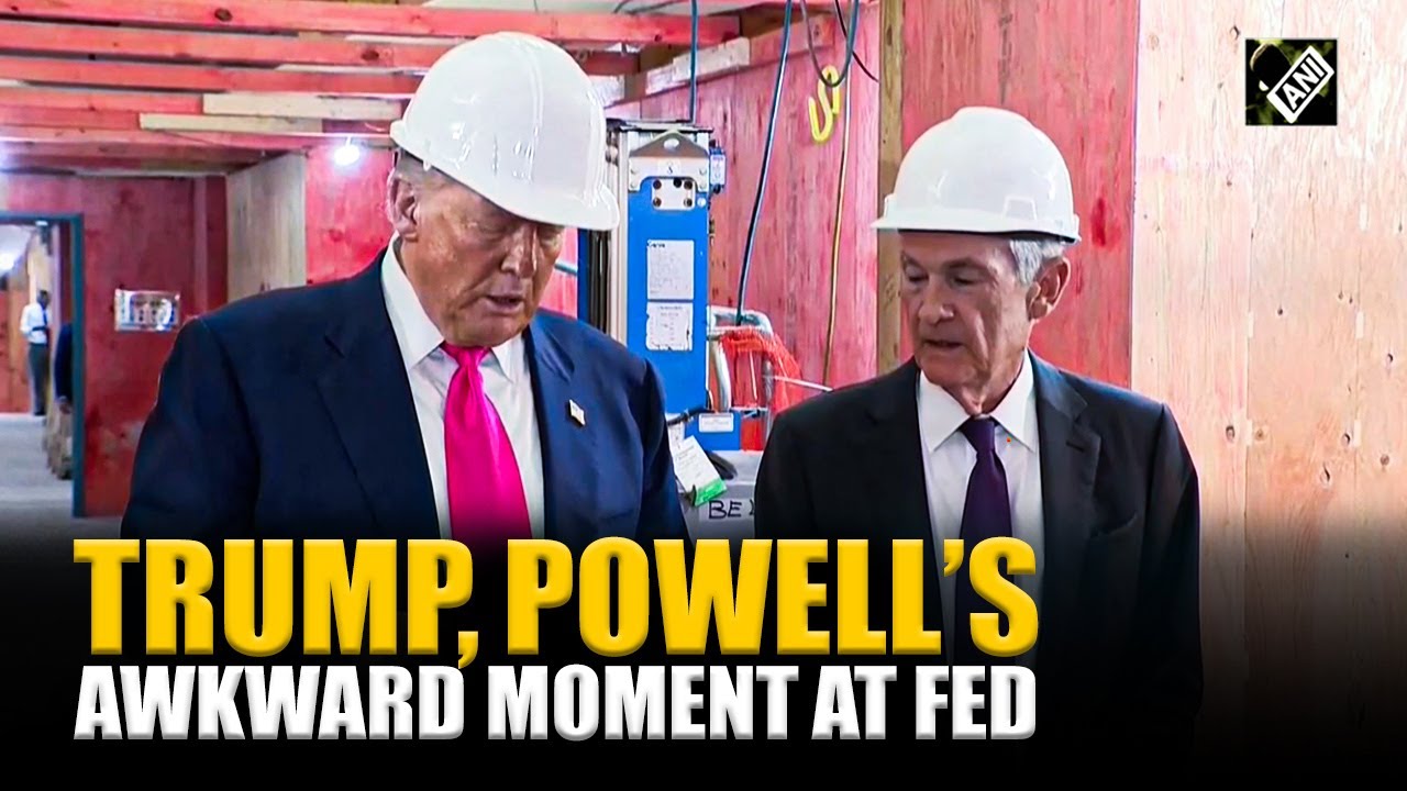 MOMENT: When President Trump confused Jerome Powell during his Federal reserve visit