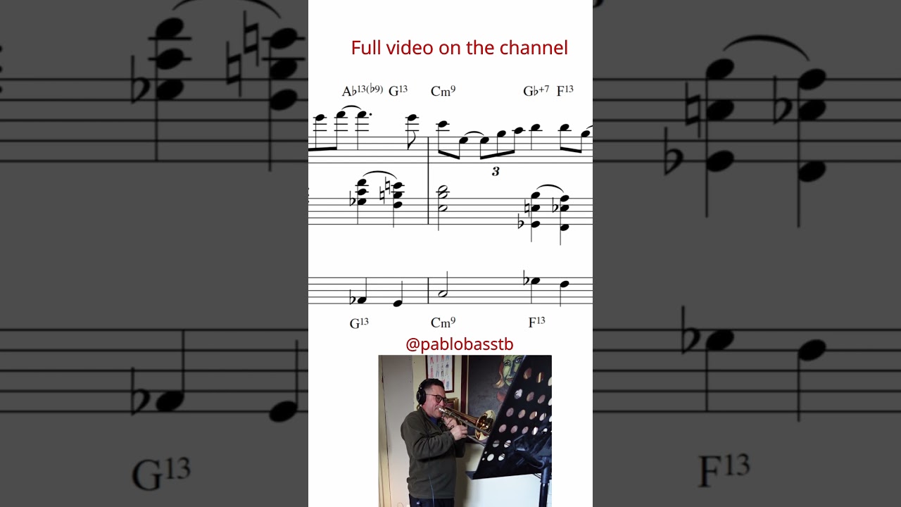 Georgia On My Mind - Trombone section  #orchestration #jazz #harmony