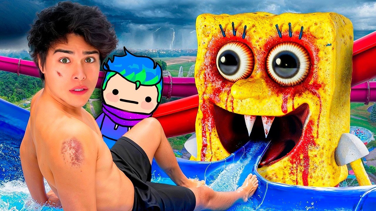 ¡Expuse parques acuáticos de 1 estrella!🌊😵/ Carlos Infinito REACCIONA a Stokes Twins