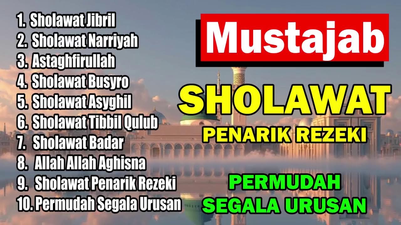 🔴 LIVE JANGAN LEWATKAN! Sholawat Penarik Rezeki Paling Dicari Tahun Ini 💸