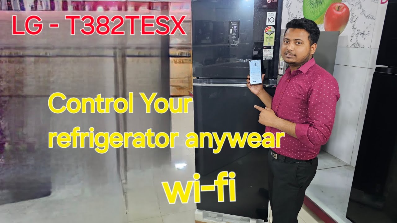 LG 343ltr frost free refrigerator | unboxing | wi-fi | T382TESX | control in your phone in anywear