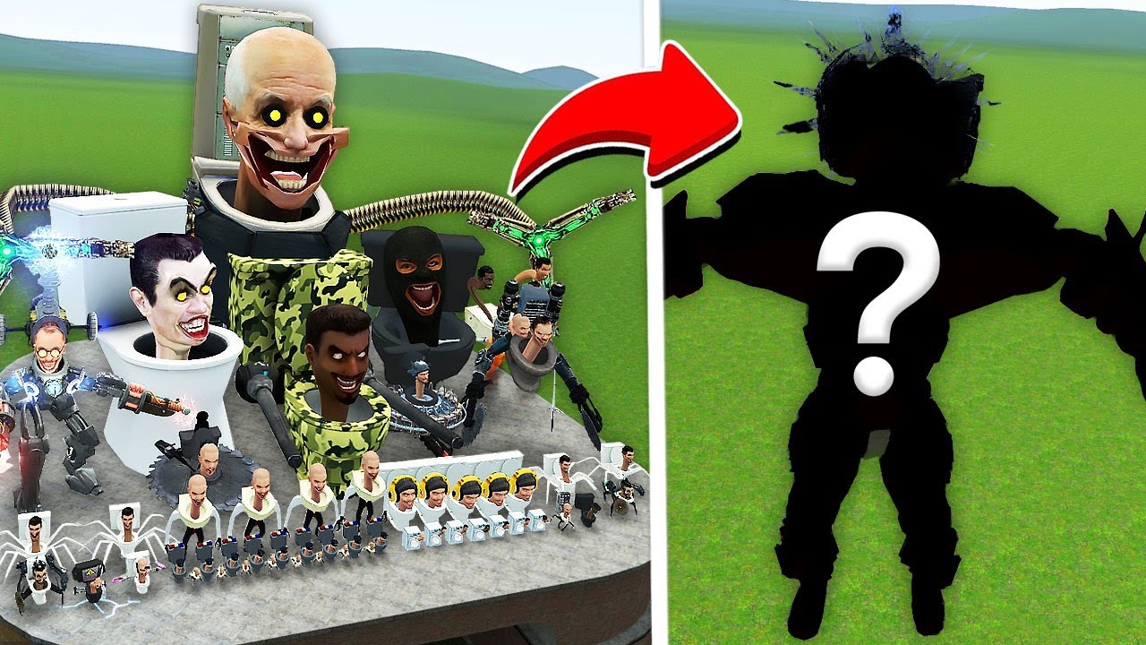 BÜTÜN SKIBIDI TOILETLER BİRLEŞİRSE NE OLUR? - Garry's Mod