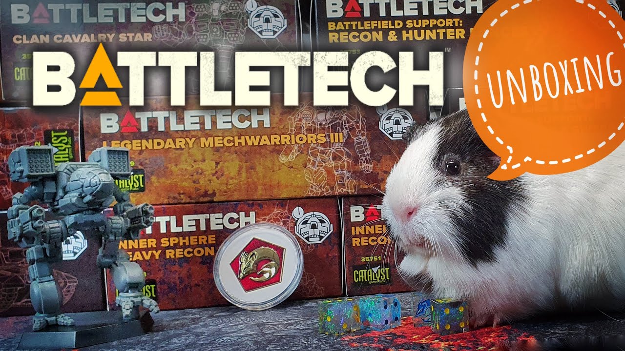 Battletech Mercenaries Kickstarter Unboxing XXL deutsch