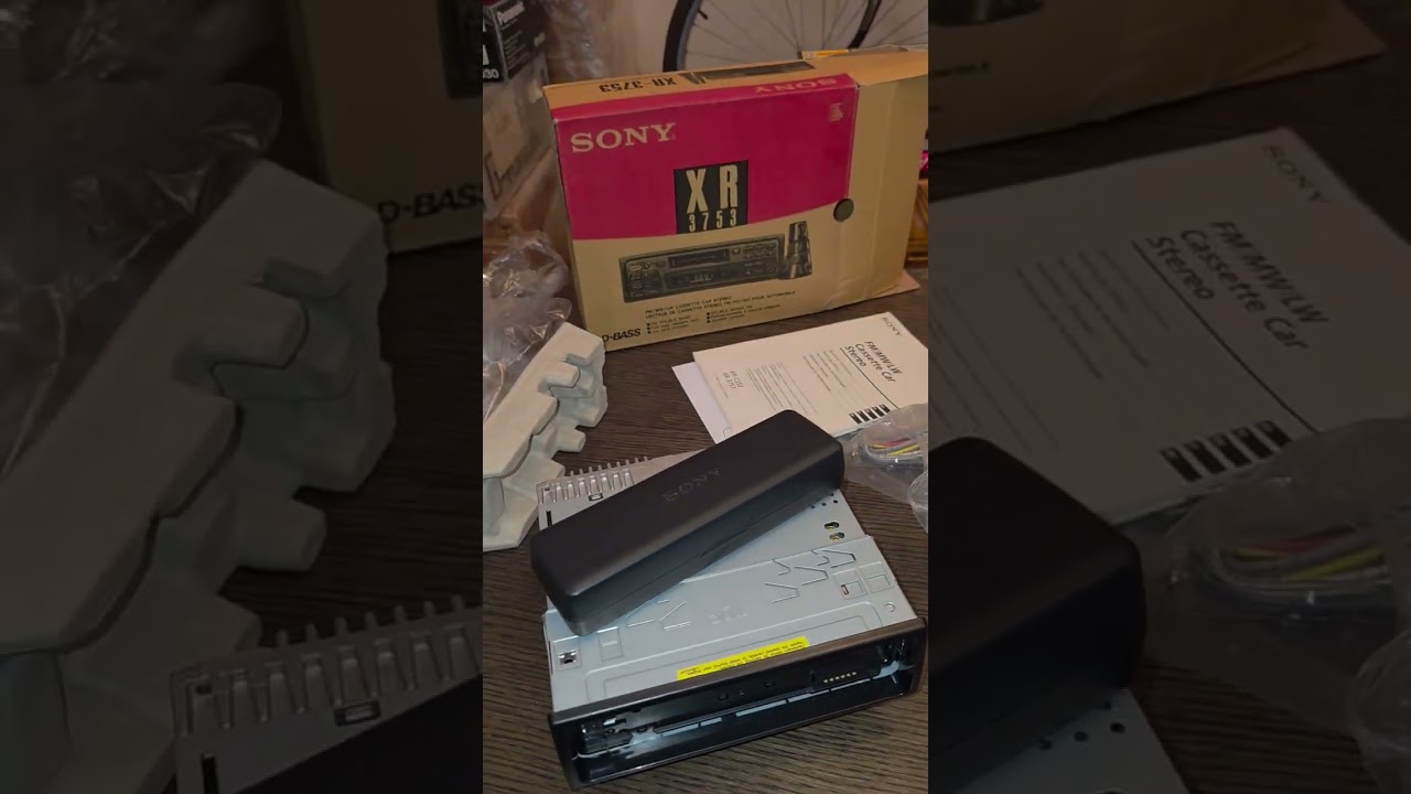 Sony XR-3753 НОВАЯ из 90-х! Распаковка КАПСУЛА ВРЕМЕНИ #капсулавремени #sony #sonyxr3753