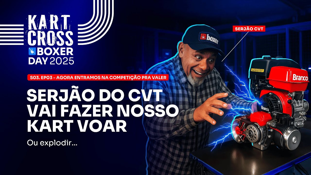 AGORA ENTRAMOS NA COMPETIÇÃO PRA VALER - KART CROSS 03 / BOXER DAY 2025