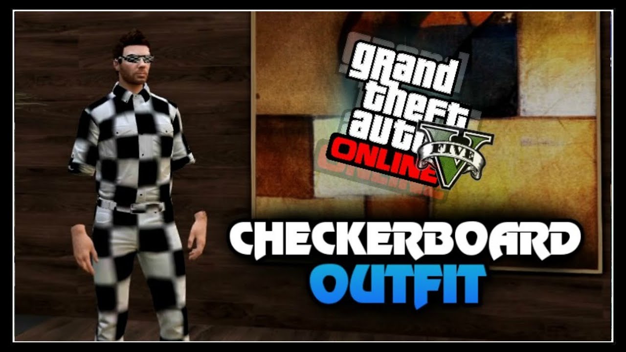 GTA 5 Online - How to get 'CHECKERBOARD OUTFIT GLITCH!' *After Patch 1.31* PS4 Only