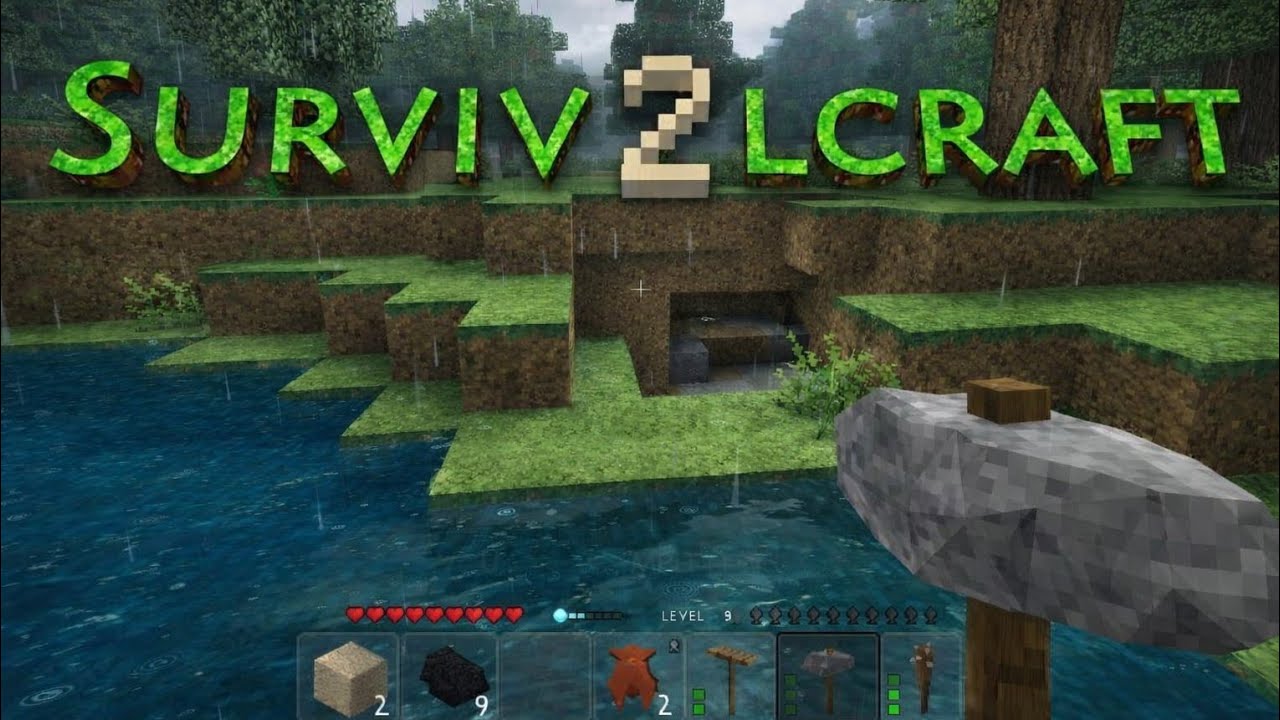 Vai ser aqui que vamos minerar, série Survivalcraft2/04