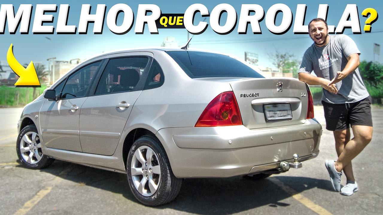 UM SEDAN BEM LUXUOSO e BARATO que o BRASILEIRO ERRA em NÃO COMPRAR?😱 Peugeot 307