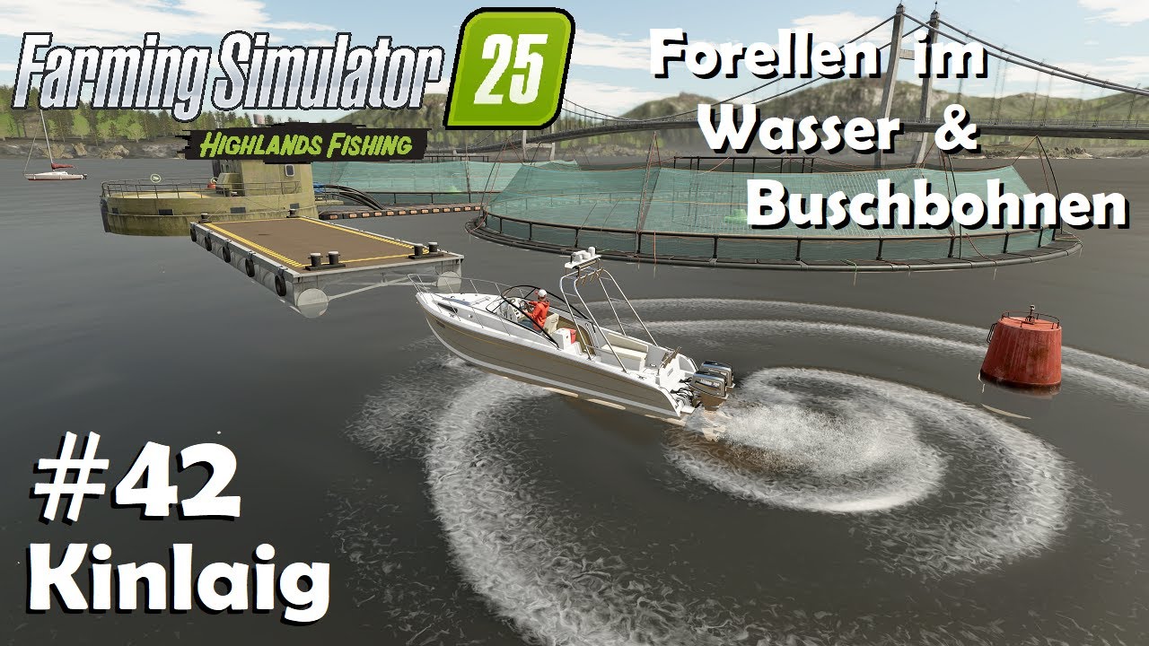 LS25 Kinlaig #42 Neue Offshore Aquakulturen, Buschbohnen säen & der Burgbau / Farming Simulator 25