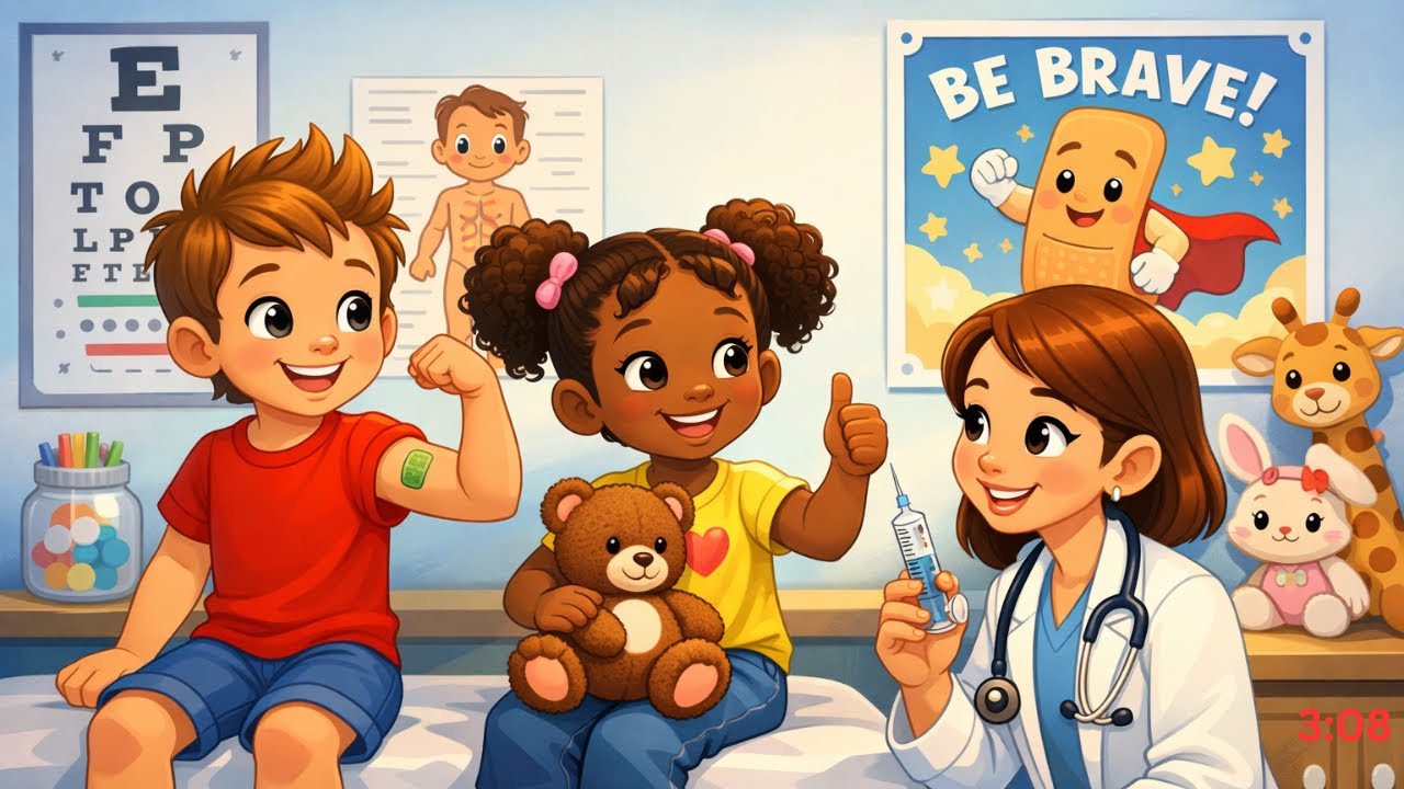 Doctor Checkup Song 🩺 | Feeling Brave & Strong | Kids Funny Songs