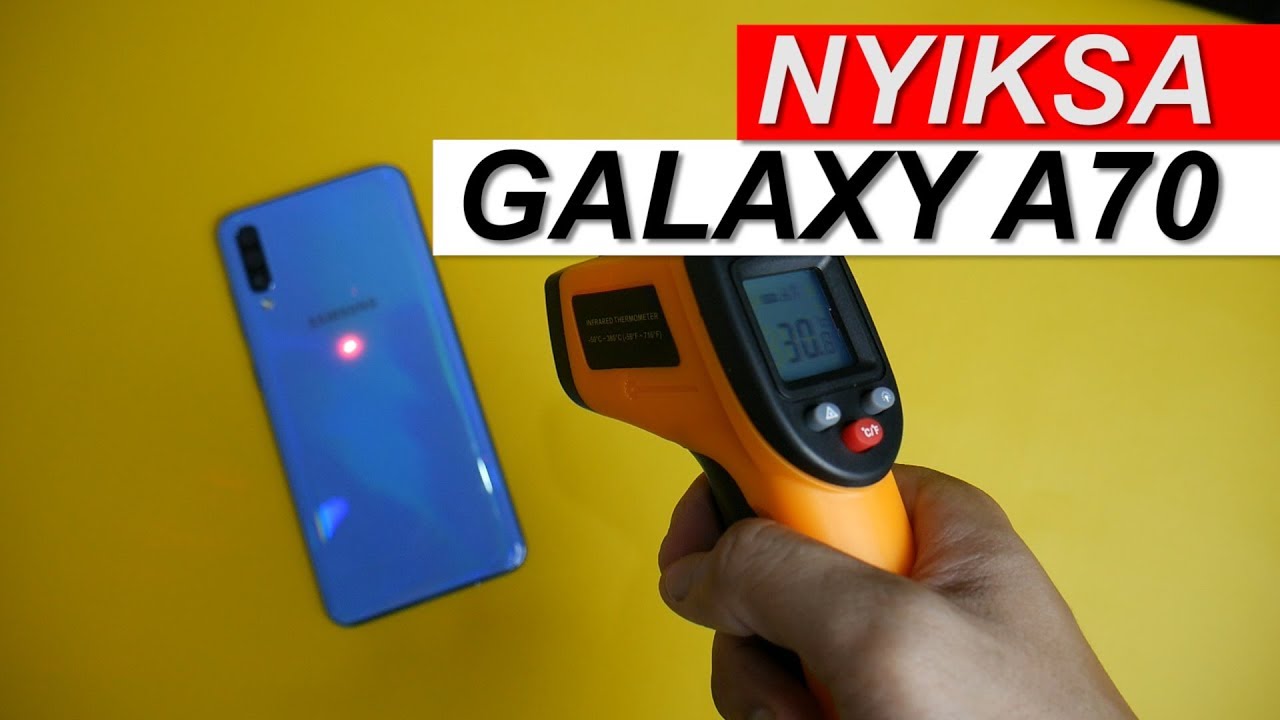 NYIKSA SAMSUNG GALAXY A70  - GAMING TEST PUBG MOBILE