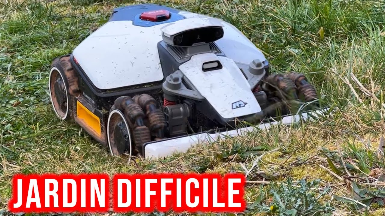 LUBA Mini: Test Jardin Difficile (Pente, Bosses, Trous)