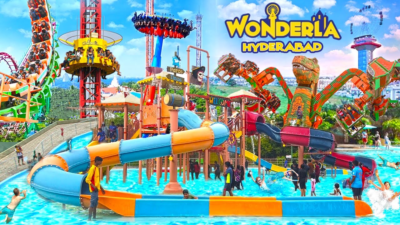 Wonderla Amusement Park Hyderabad || Theme Park Hyderabad || Full Tour ||THRILL & FUN Rides Wonderla