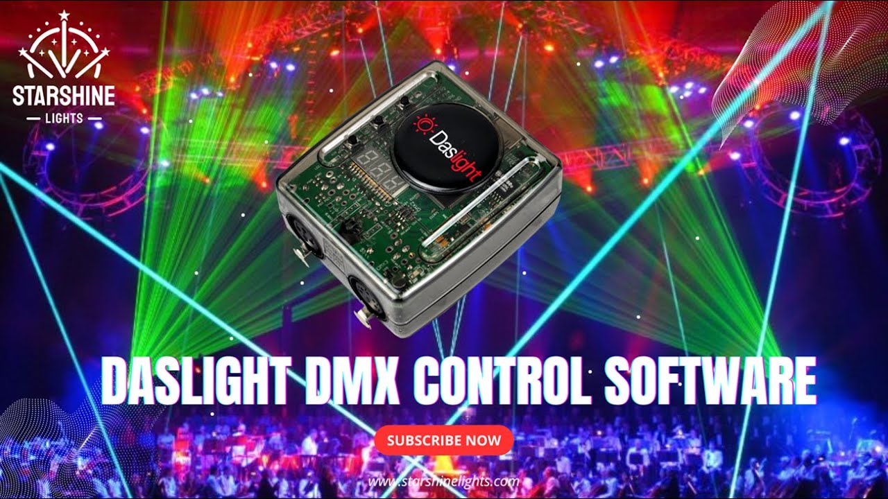 Master Your Light Shows with Daslight DMX Control Software | Ultimate Laser Light Projector Control