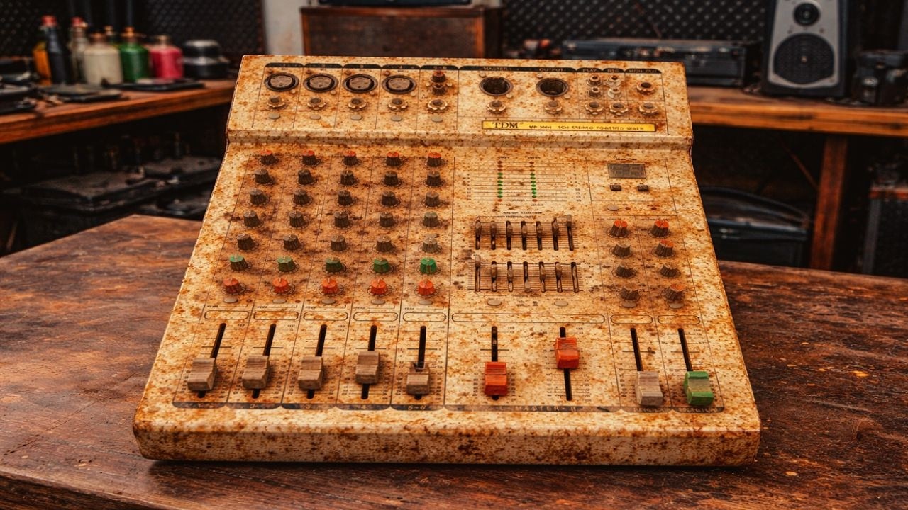 Restoring a Severely Damaged Classic Professional Yamaha Audio Mixer – Can It Work Again?