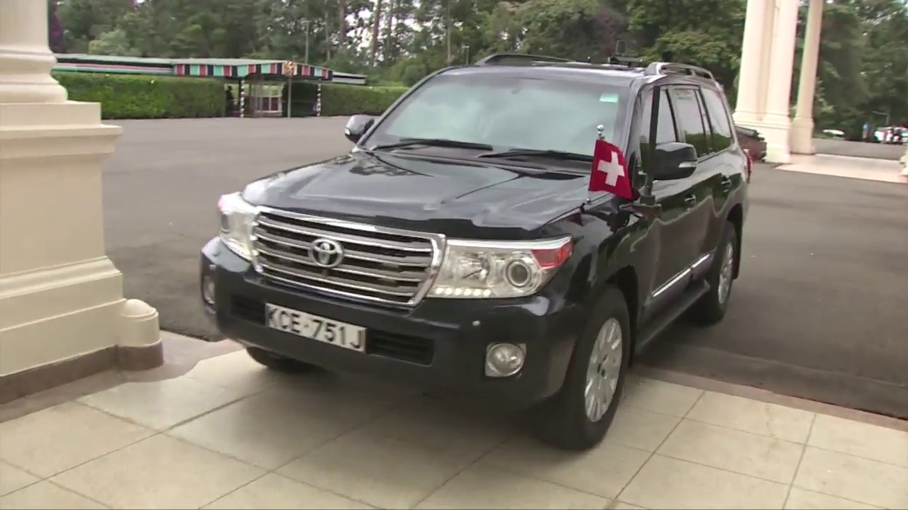 President Uhuru Kenyatta hosts President Alain Berset of the Swiss Confederation at State House.