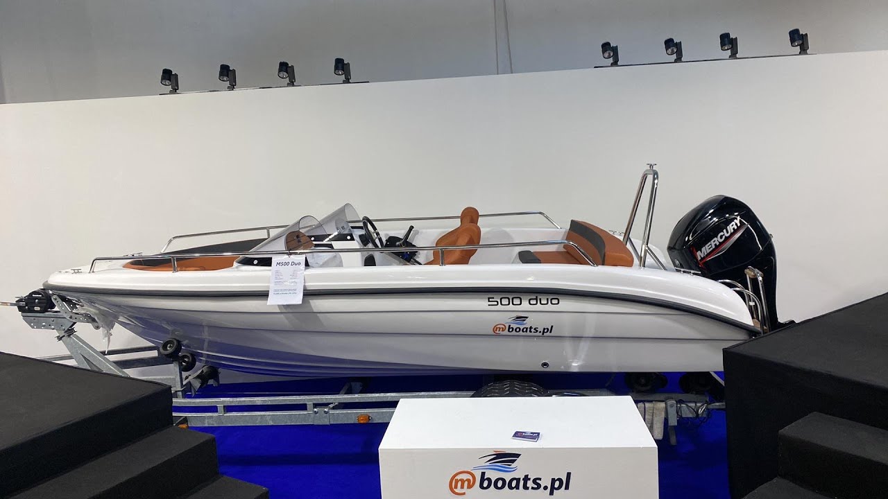 Łódź motorowa - motorówka M500 Duo mboats.pl #shorts #jacht