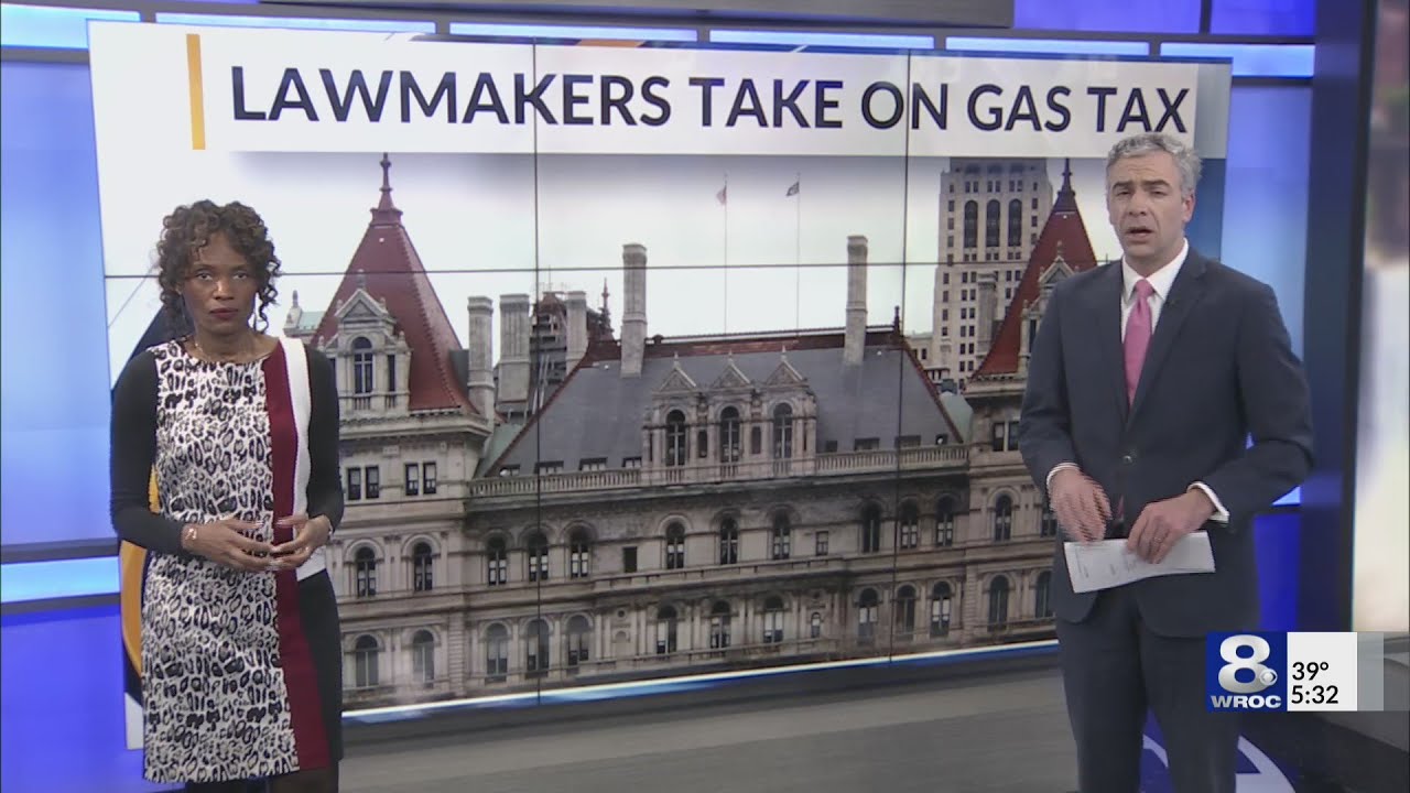 Gas taxes in New York compared to rest of US &mdash; March 15, 2022