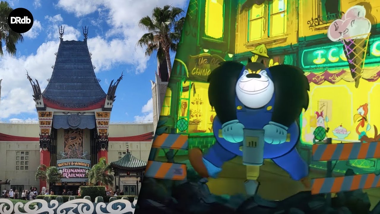 Mickey & Minnie's Runaway Railway - Walt Disney World - Disney's Hollywood Studios (Onride POV)