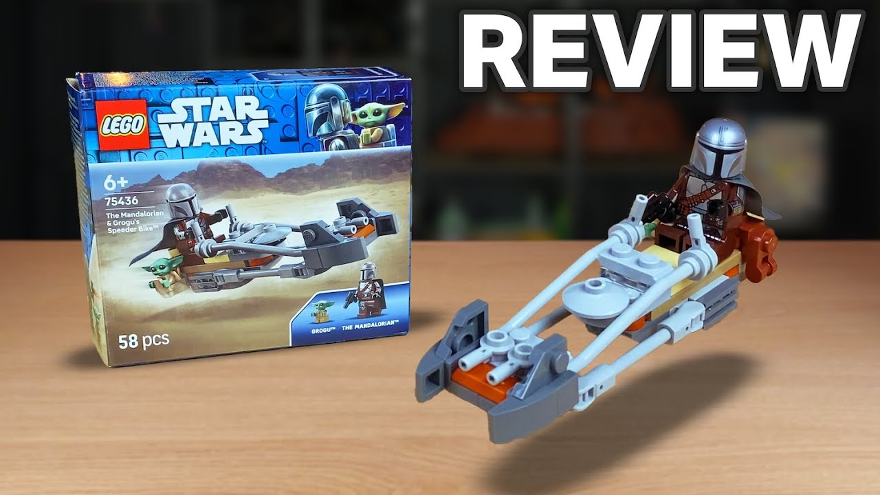 Ein POLYBAG hätte hier besser gepasst... 😅  Lego Star Wars 75436 Mandalorian Speeder Bike Review