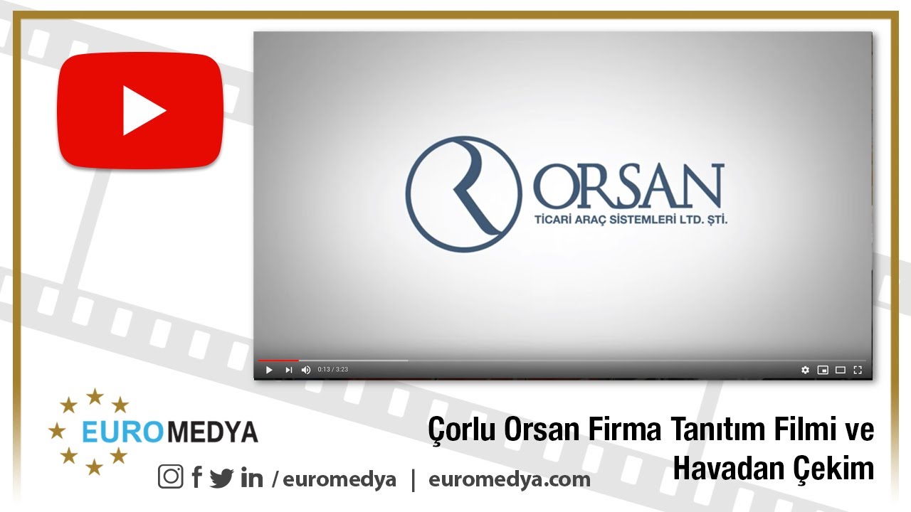 &Ccedil;orlu Orsan Firma Tanıtım Filmi ve Havadan &Ccedil;ekim
