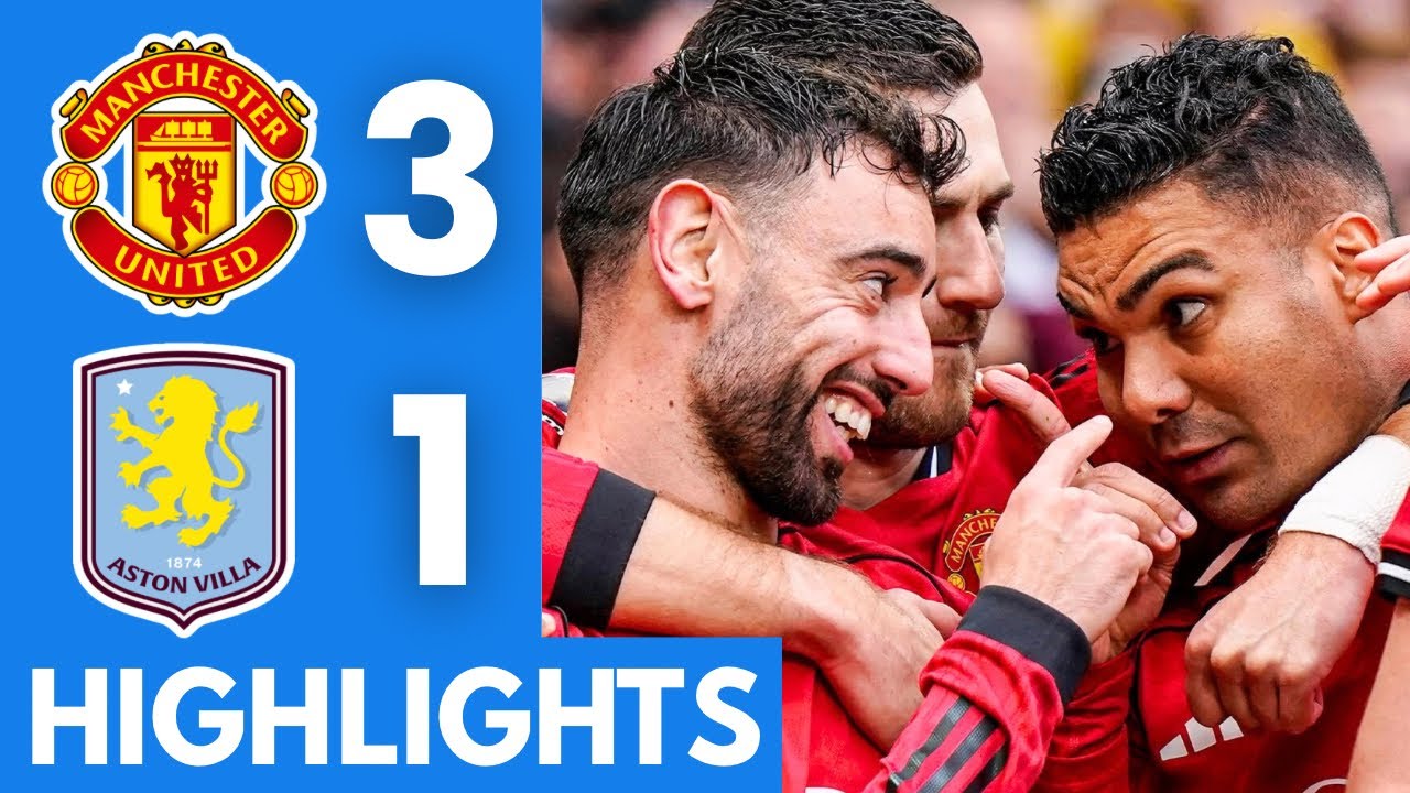 Manchester United vs Aston Villa Highlights | Premier League 2025/26