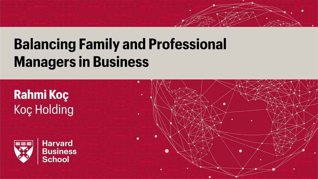 Koç Holding's Rahmi Koç: Balancing Family and Professional Managers in Business